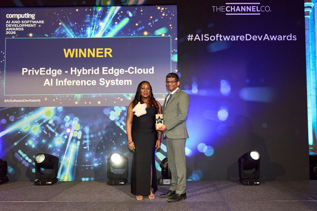 PrivEdge AI named Winner of Hybrid Edge-Cloud AI Inference System at the Computing AI & Software Development Awards 2026